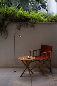 LILY 1190 Уличный маяк черный LED 3W 2700K 24V