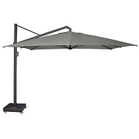 Зонт Icon ANTHRACITE - MANHATTAN 350x350 (с основанием и чехлом)