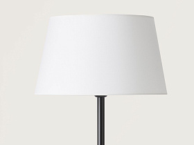 Торшер Tex черный металл + абажур 151011/45