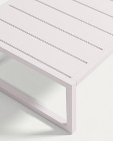 Comova Столик для улицы из белого алюминия 60 x 60 см
