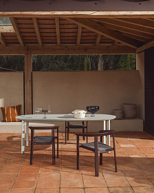 Ваза Odra из кремовой керамики с глянцевой отделкой, 17 см