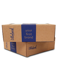 Плед детский Lillaland сердечки/гуси 100/80