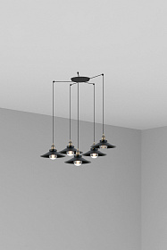 Люстра Marlin 5L черная