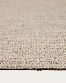 Ковер Turiane из синтетического волокна цвета экрю, 200 x 300 см