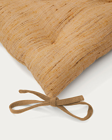 Подушка для стула Aren горчичного цвета 45 x 45 см