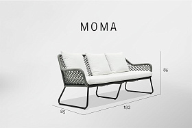 Диван Moma ANTHRACITE-CARBON