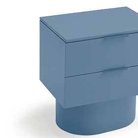 Прикроватная тумбочка Totem 2Dr голубой
