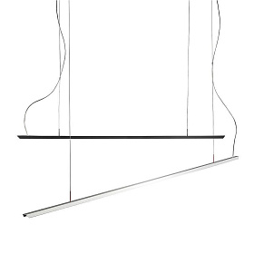 Подвесной светильник Lineal 158 cm матовый никель