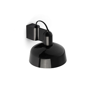 TATAWIN Черный металлический настенный светильник 1xE27
