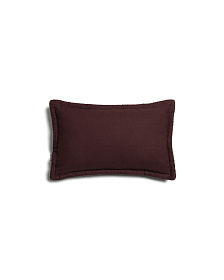 Чехол для подушки Olinan из бордового меланжа букле, 30 x 50 см
