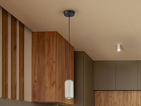 Nimes Подвесной светильник 1L черно-серый