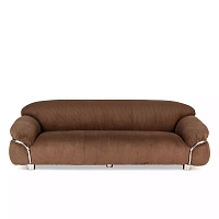 Вельветовый диван Heil коричневый