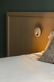 TIMIT Бра с ридером белое LED 2700K