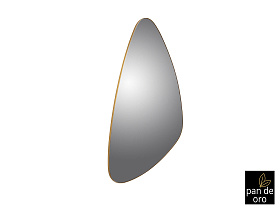 Зеркало треугольное Orio 168Х81 золото