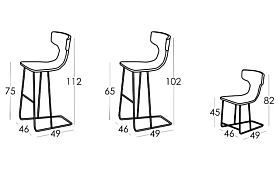 Полубарный стул Marlon Fama