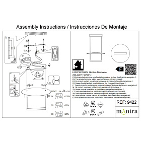 9422 Люстра подвесная SUN II