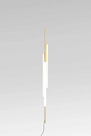 Вертикальный светильник Ambrosia V 130 матовое золото