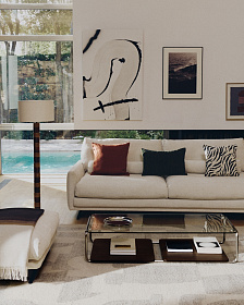 Чехол на подушку Nuval из ткани красного цвета 50 x 50 см