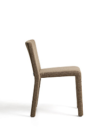 Стул Loria в тканевой обивке цвета шоколад