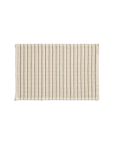 Хлопковый коврик для ванной Merade с зелеными полосками, 50 x 80 см