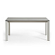 Стол Atta 140 (200) x90 керамика серый