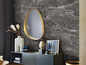 Julie Зеркало маленькое золотое