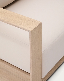 Диван Ambra 2-местный уличный из акации со светлой отделкой 174 см