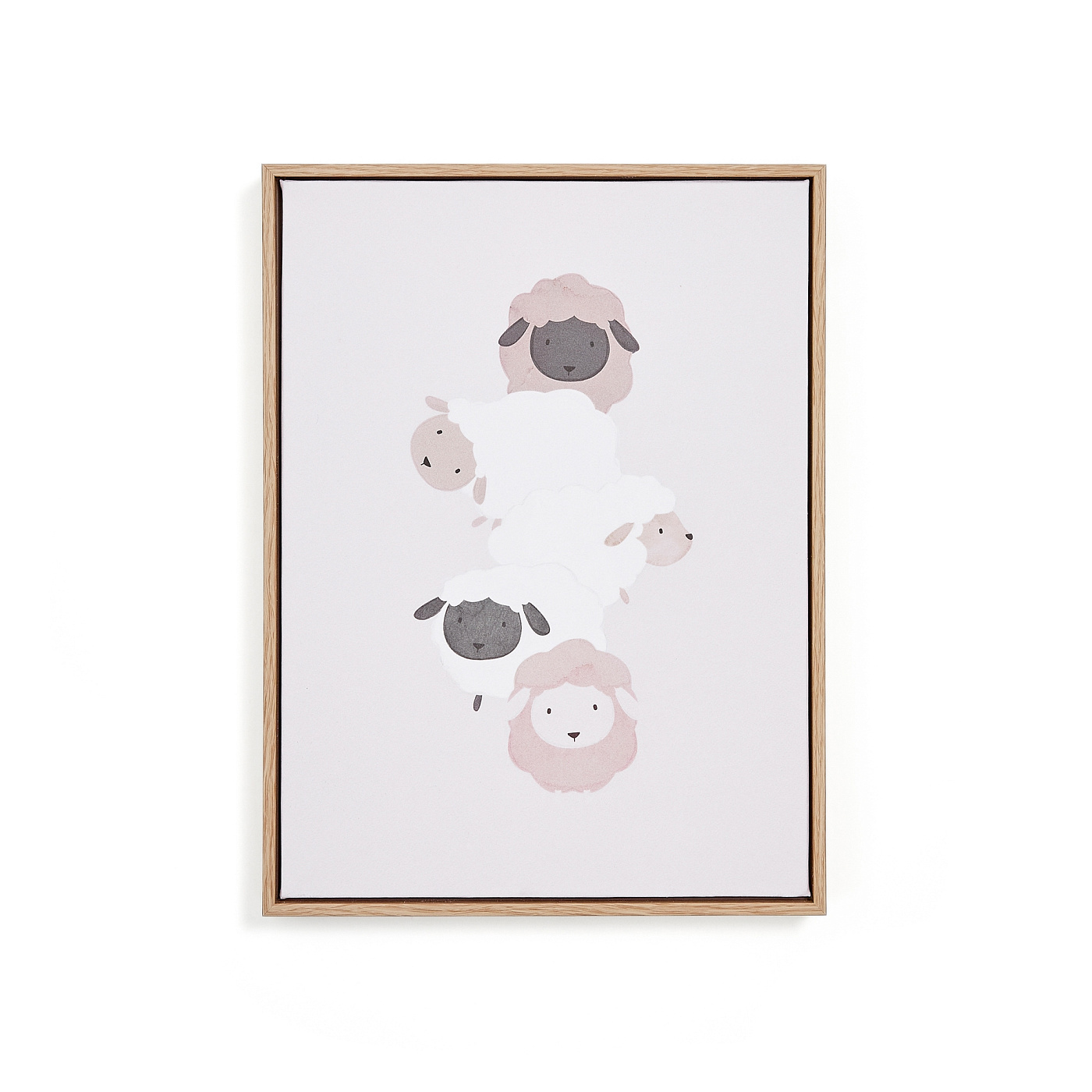 Картина Milu с бежево-белыми овцами, 40 х 30 см