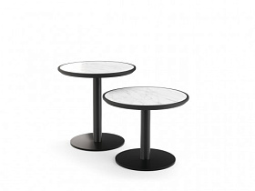 Столик Tuxedo 2 Carrara Marble/Black metal