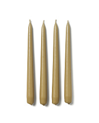 Набор Talinen из 4 бежевых свечей