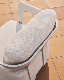 Уличное кресло Tamaris из алюминия цвета экрю