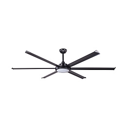 Потолочный вентилятор ROTTERDAM 20 XL Ш2000MM черный 6P 32W LED 3000K