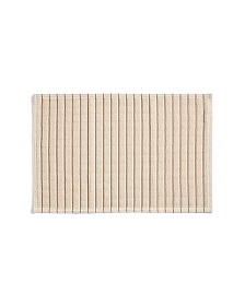 Хлопковый коврик для ванной Merade с оранжевыми полосками, 50 x 80 см