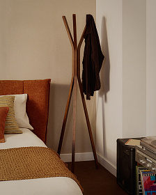 Вешалка Benzara орех