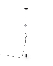 Система освещения Orey из черного металла с многопозиционным точечным светильником