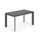 Стол Atta 140 (200) x90 антрацит керамика