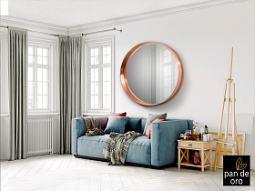 Mia Декоративное зеркало розовое золото