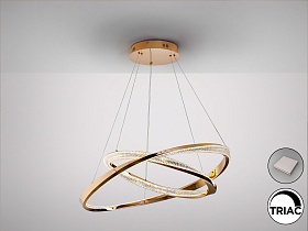 Люстра Orbitas 2L золотая