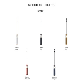 9324 Подвесной модульный светильник без основания SPARK