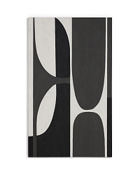 Абстрактная черно-белая картина Onure, 120 x 200 см