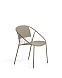 Стул уличный Atrani из стали и веревки цвета таупе
