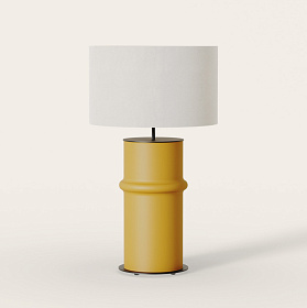 Настольная лампа Bambu черный металл с абажуром 801011/41