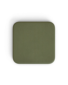 Уличный стол Esilda зеленый из цемента и стали со столешницей 70х70 см