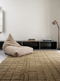 Шерстяной стираемый ковер Мозайка Ochre 170х240