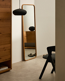 Зеркало Milsa в раме из тикового дерева 54 x 154 см