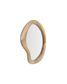 Selem Зеркало в деревянной раме с натуральной отделкой 68 x 44 см