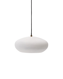 Подвесной светильник Inda из металла в белом цвете Ø 30