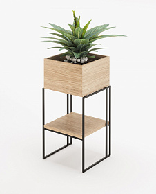 Кашпо Achiles 102 с полкой