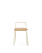 Tinn Стул из ясеневого шпона с бежевой металлической конструкцией