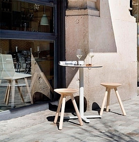 Стол Oxi bistrot woodt Ø60x74h